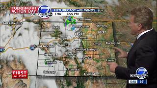 Thursday evening forecast