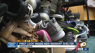 First look inside new downtown migrant shelter