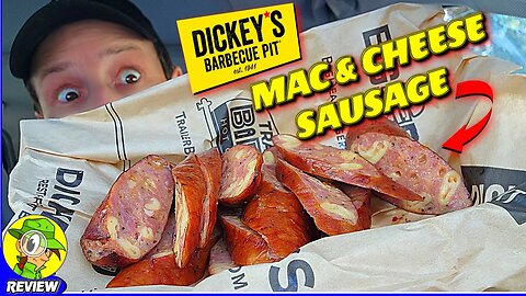 Dickey's® MAC & CHEESE SAUSAGE Review ♨️🍝🧀🐖 Does It Work?! 🤔 Peep THIS Out! 🕵️‍♂️