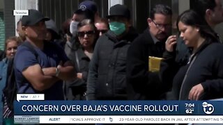Concern over Baja California's vaccine rollout
