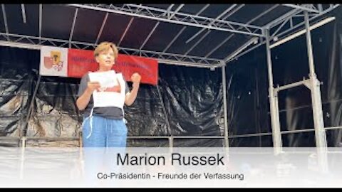 Marion Russek- Meinungsfreiheit verkaufen? Nein zu Staatsmedien -Freunde der Verfassung