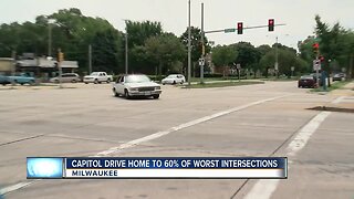 60% of Milwaukee's worst intersections on Capitol Drive