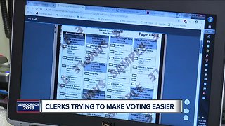 Clerks trying to make voting easier