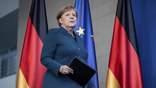 German Chancellor Angela Merkel Returns To Work After Self-Quarantine