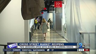 After a delayed re-opening, Cross Street Market welcomes visitors again