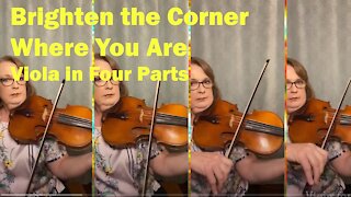 Brighten the Corner | Hymn for Viola in Four Parts
