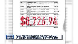 Bank steps in to help elderly woman who lost thousands in identity scam