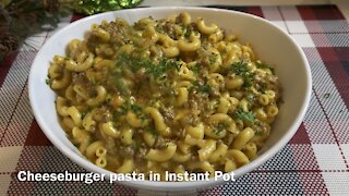 Instant Pot cheeseburger Pasta