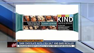 Recall issued for KIND bars due to mislabeled ingredients