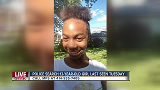 Milwaukee Police looking for critically missing 13-year-old girl