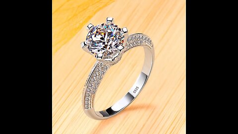 Never Fade White Tibetan Silver Rings for Women Round Zircon Crystal Rings