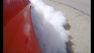 2016 challenger hellcat MASSIVE rolling burnout