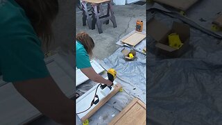 Painting kitchen cabinet doors