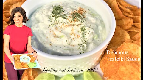 How to Make Easy and Delicious Tzatziki Sauce (To Serve with Gyros)