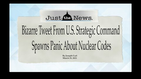 Just the News Minute: Did US Strategic Command tweet out Nuclear codes?