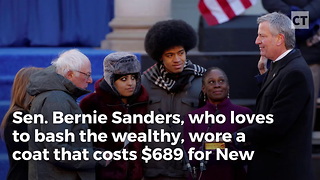 "Socialist" Bernie Sanders Loves Those Expensive Coats