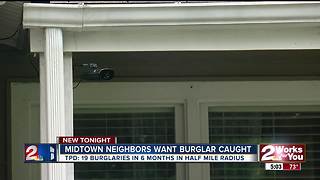 Midtown neighbors want burglar caught