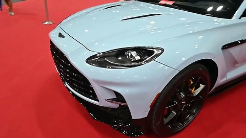 Aston Martin DBX 707 at the Aston Martin Houston Booth | Anime Matsuri 2023