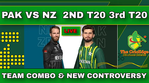 🔴LIVE | PAKISTAN VS NEW ZEALAND 3RD T20I | MOHAMMAD HAFEEZ CONTROVERSY | PROBLEMS IN NEW SQUAD?