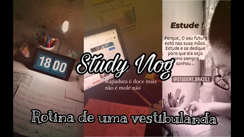 Study Vlog - Manhã de estudos Produtivas, Aulas e Teorias