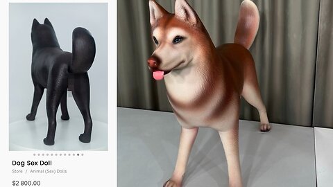 Company That Made Child Sex Doll Also Offers Dog Sex Doll as Well