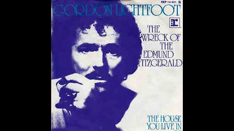 Gordon Lightfoot - The Wreck of the Edmund Fitzgerald (Live Footage Studio Version)