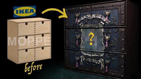 Medieval Ikea Moppe Drawers DIY | Polymer Clay