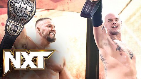 Bron Breakker and Baron Corbin win the NXT Tag Team Titles: Match: Feb. 13, 2024