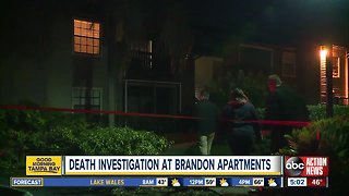 Death investigation underway at Brandon apartment complex