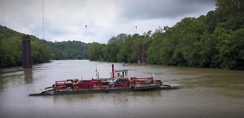 Step back in time and take a ride through history on the old Valley View Ferry