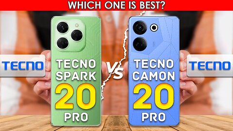 Tecno Spark 20 Pro VS Tecno Camon 20 Pro 4G | Full comparison | Which one is Best?