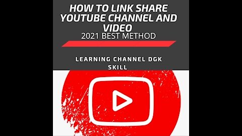 how to link copy YouTube channel \RL