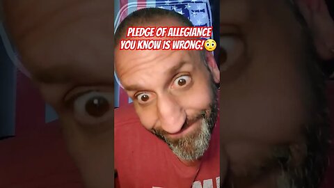 YOU THINK YOU KNOW THE PLEDGE OF ALLEGIANCE BUT YOU DON'T!😳🤔 #shorts #viral #new #video