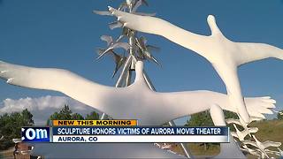 Sculpture unveiled that honors victims of Aurora shooting