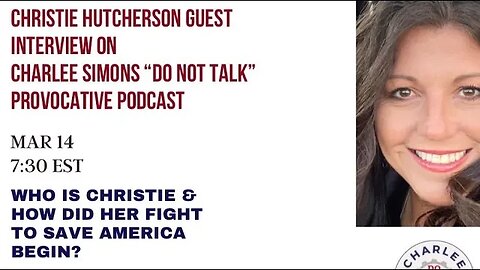 Interview w/ Charlee Simons "Do Not Talk" Provocative Podcast