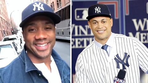 Russell Wilson JOINS the Yankees, Calls Out Giancarlo Stanton and Aaron Judge