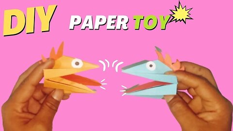 DIY Paper Toy | How to Make Moving Paper Toy | Diy Back to School Project | Paper Art & Craft Ideas