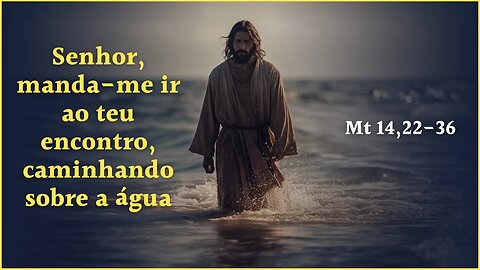 Senhor, manda-me ir ao teu encontro, caminhando sobre a água