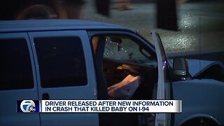 Driver released after new information in crash that killed toddler on I-94