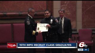 39 new Indianapolis Metropolitan Police Department Officers are getting ready to receive their first assignments