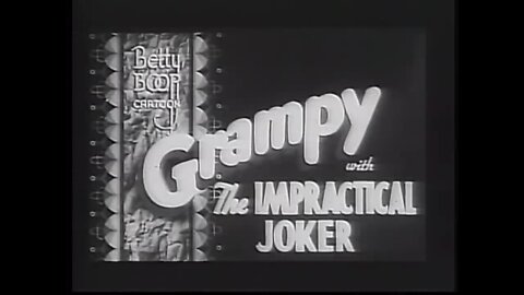 "The Impractical Joker" (1937 Original Black & White Cartoon)