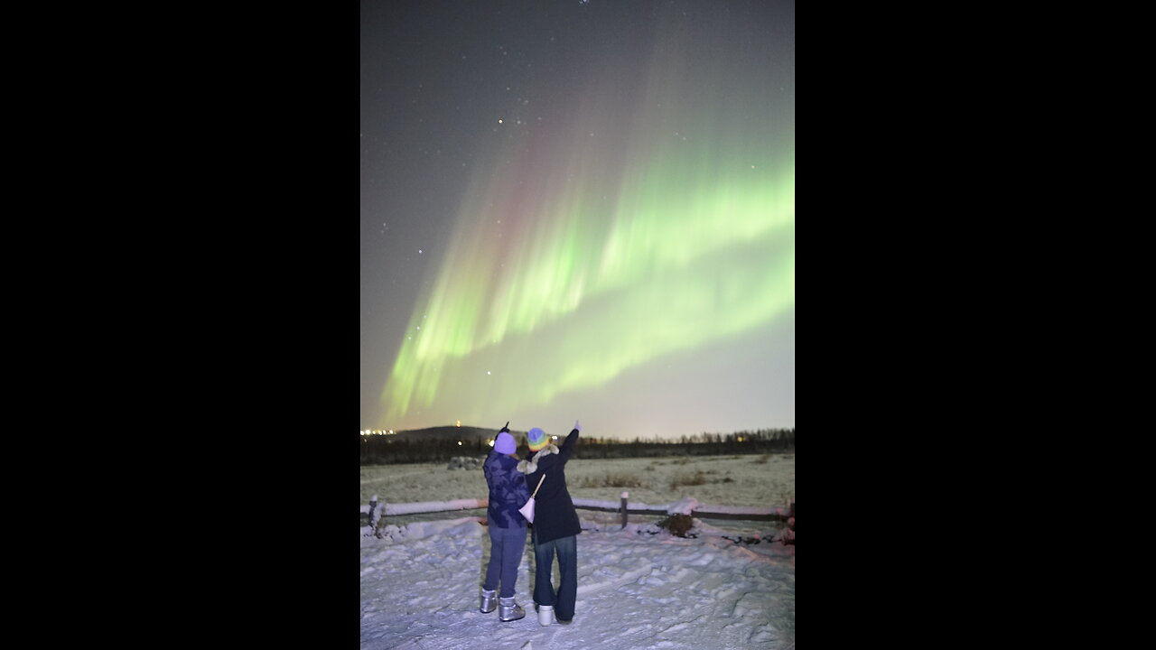 Chasing the Aurora Borealis and Northern Lights in Fairbanks Alaska in