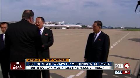 U.S. Secretary of State meets with North Korea leaders