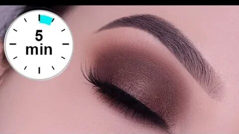 5 MINUTE Easy Brown Smokey Eye Tutorial | Eyelook for Hooded Eyes