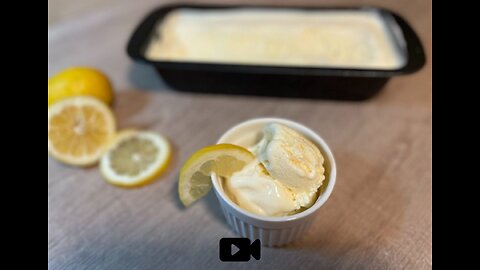 Lemon Ice Cream Recipe / Σπιτικό Παγωτό Λεμόνι