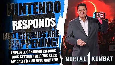 Mortal Kombat 1: Nintendo RESPONDS to UPSET FANS with FULL REFUNDS, This isnt Good for NRS at all!