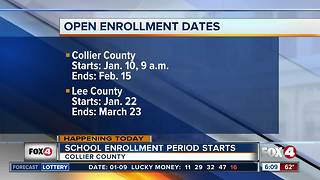 Lee and Collier Counties school open enrollment in January