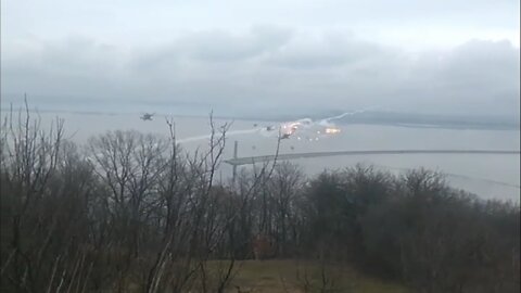 🔴 Russian War In Ukraine - Russian MI-8 Helicopter Dodges Ukrainian Anti-Air Missile Near Kyiv