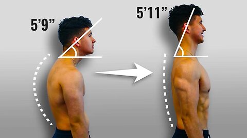 The PERFECT 5 Minute Posture Routine To Increase Your Height