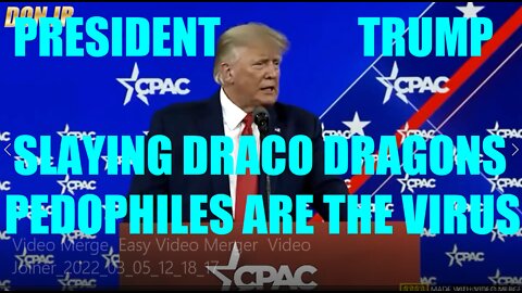 PRESIDENT TRUMP SLAYING DRACO DRAGONS, TRANSHUMANISM